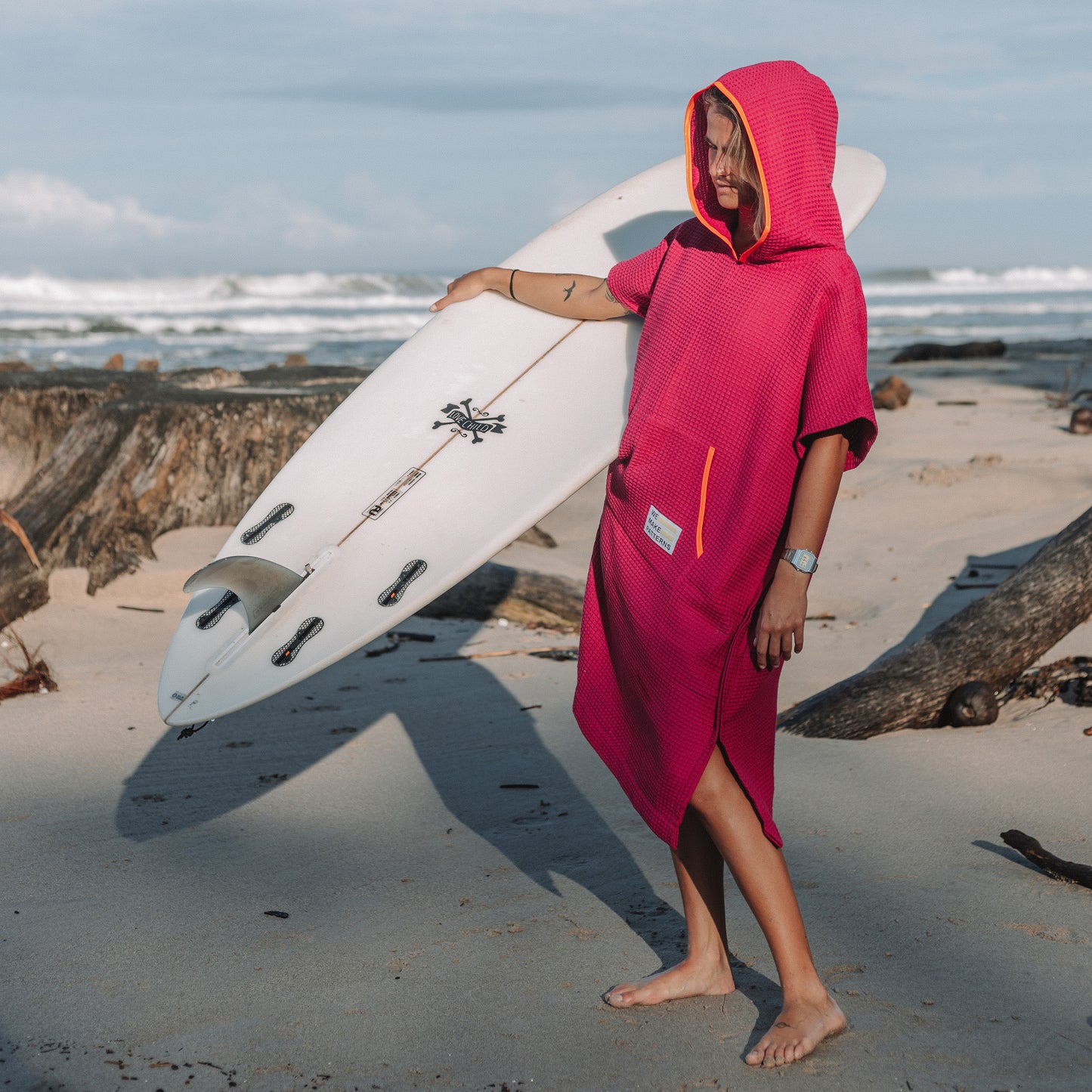 Poncho-Hut-Set Pink