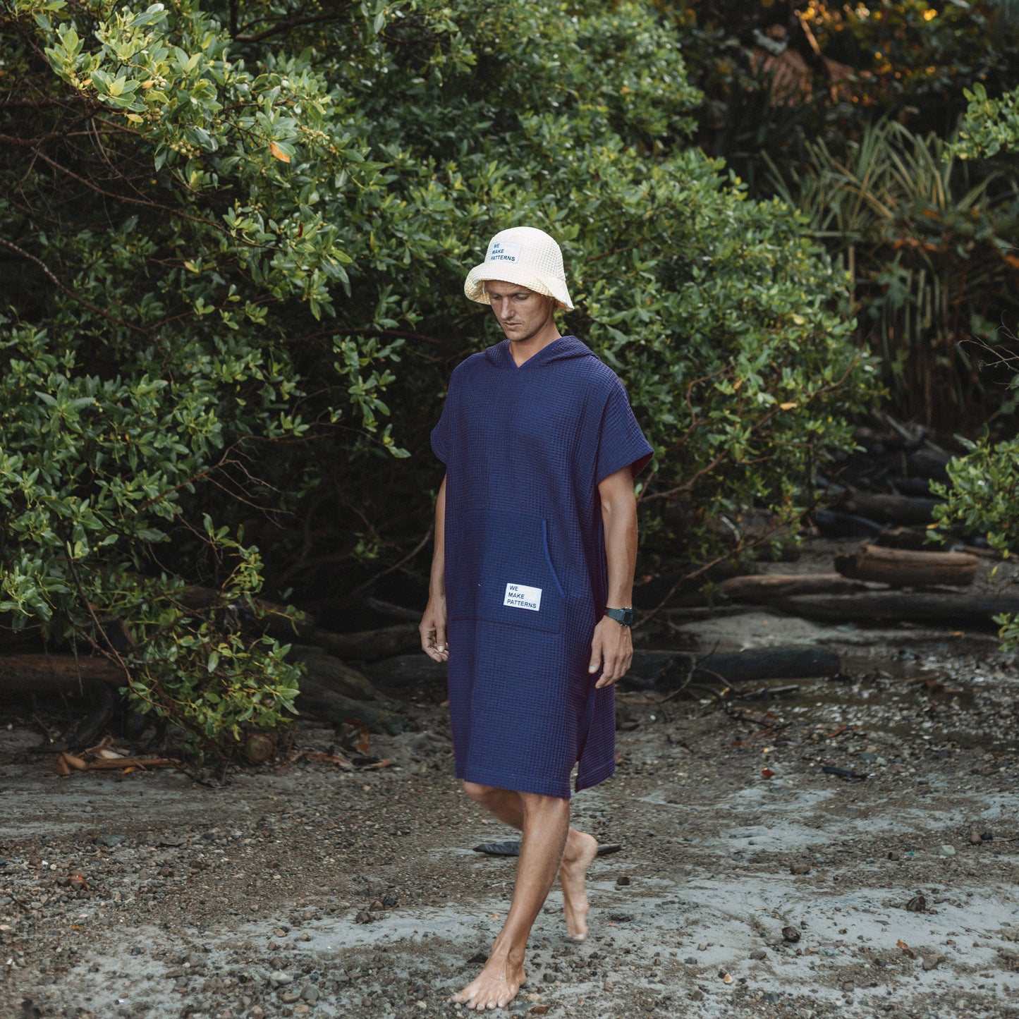 Poncho-Hut-Set Blau