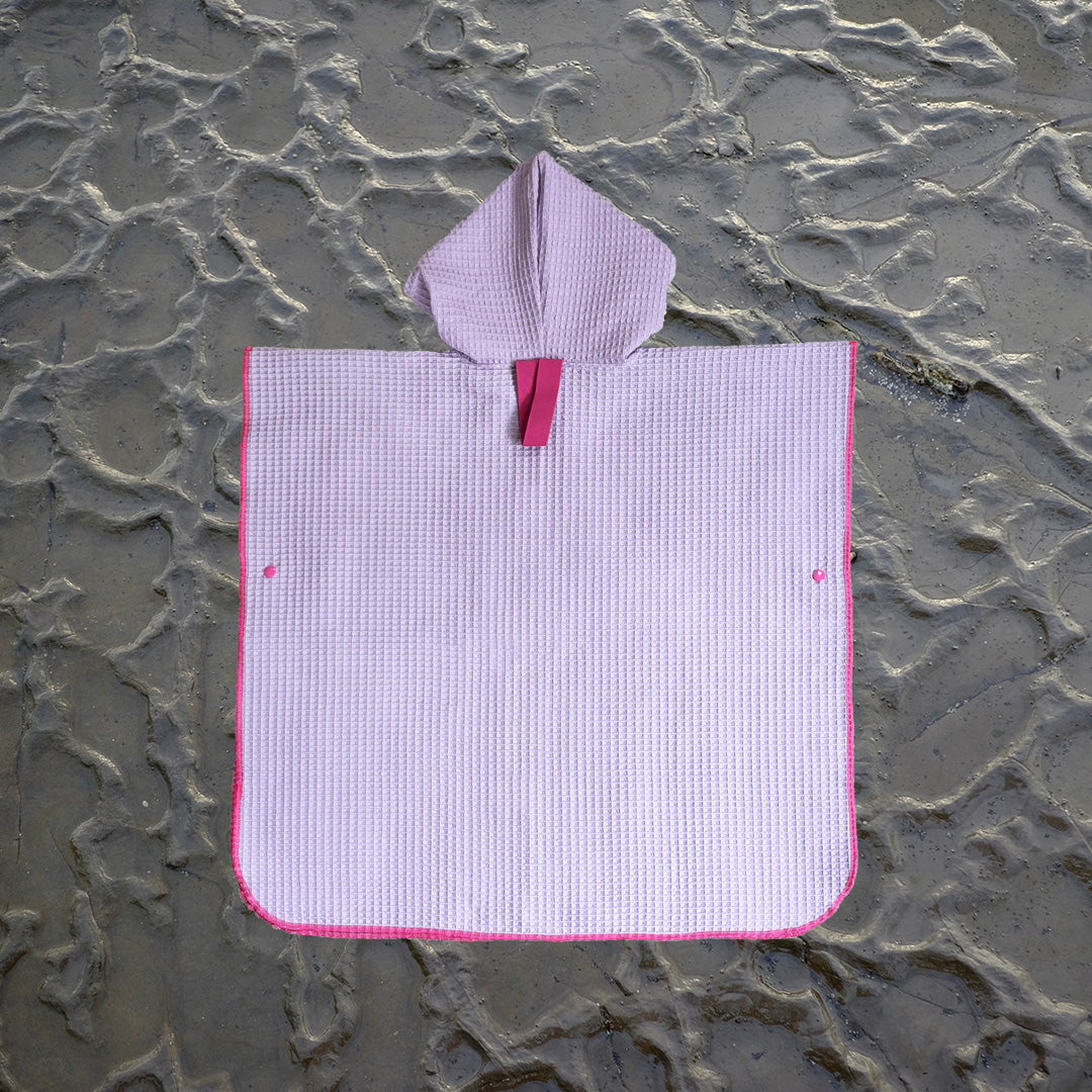 Kinderponcho Baden Lila