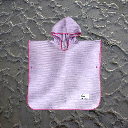 Kinderponcho Baden Lila