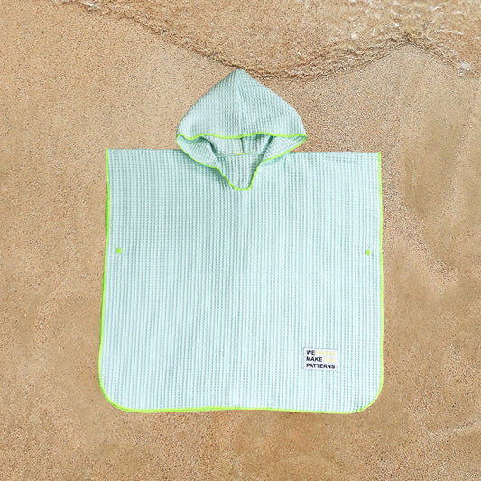 Kinderponcho Baden Mint