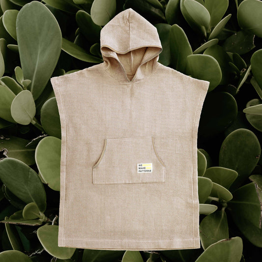 Handtuch Poncho Beige