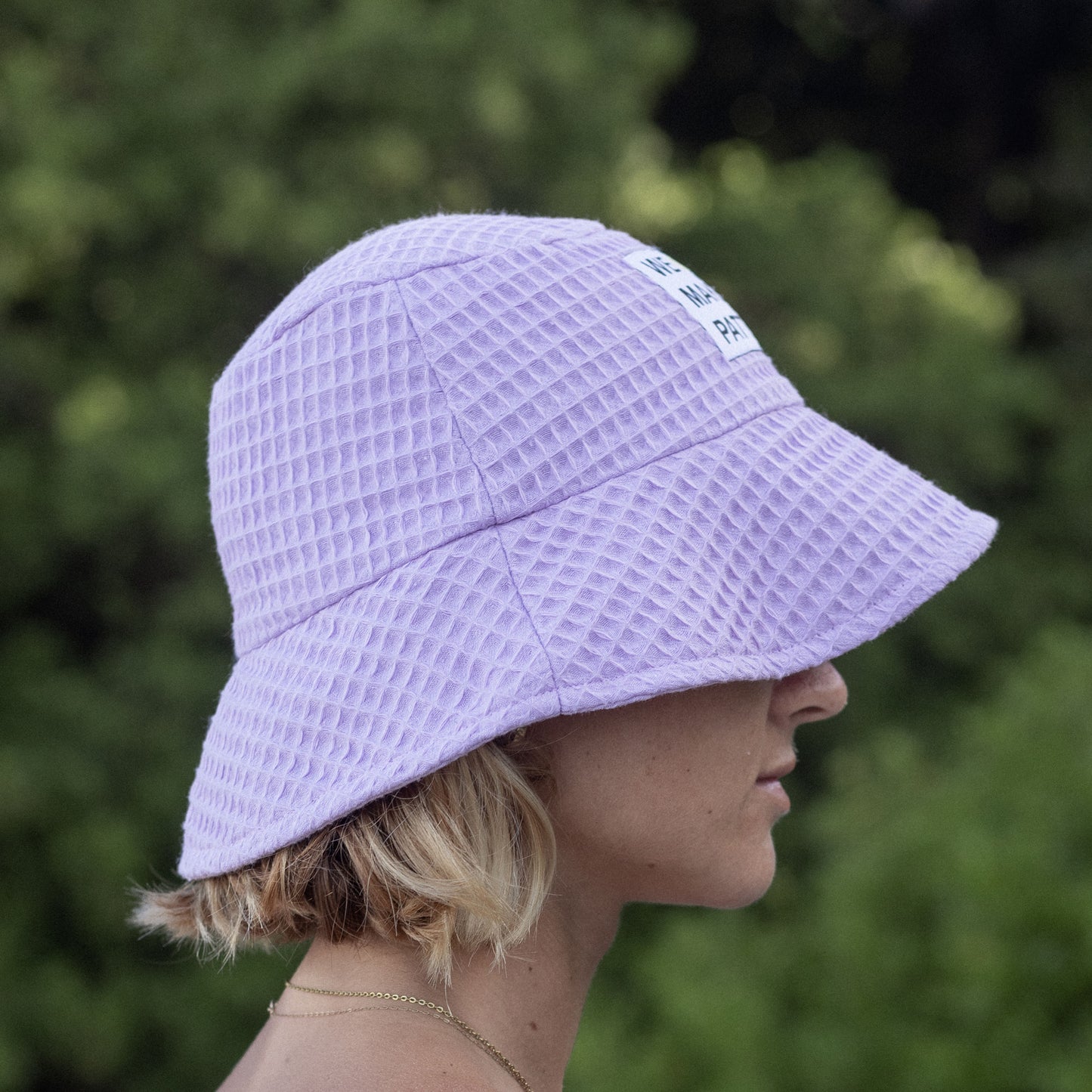 flieder lilac bucket hat baumwolle fischerhut sommer hut