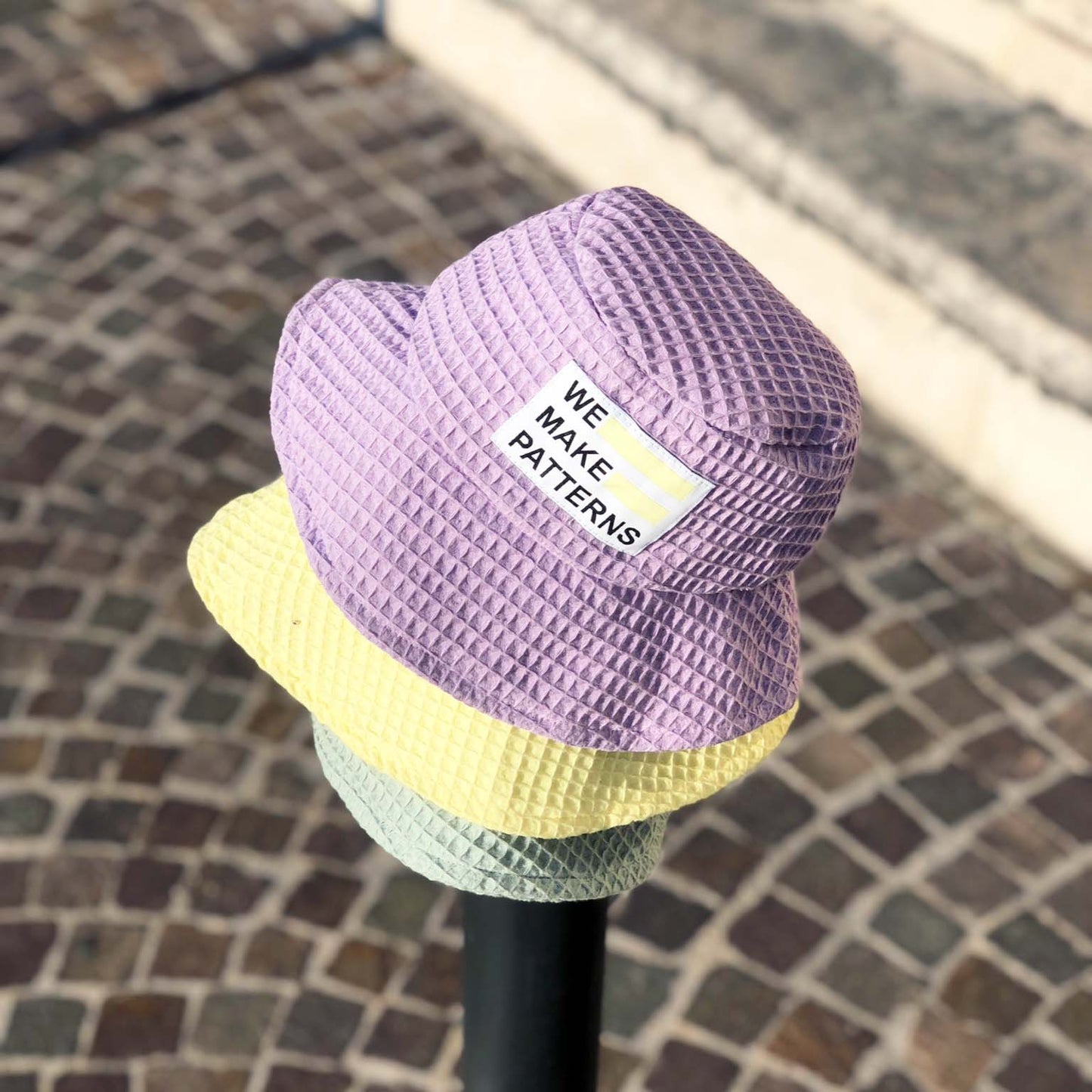 flieder lilac bucket hat baumwolle fischerhut sommer hut