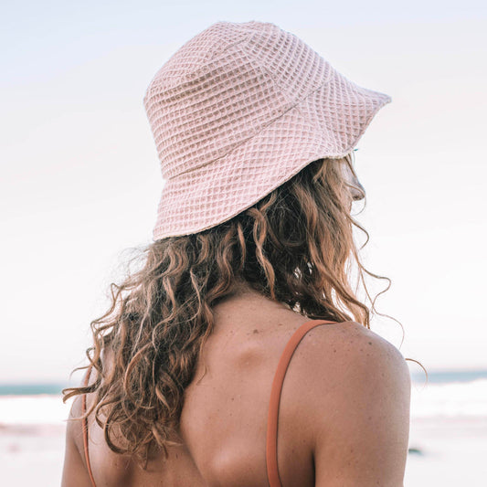 peach bucket hat baumwolle fischerhut sommer hut